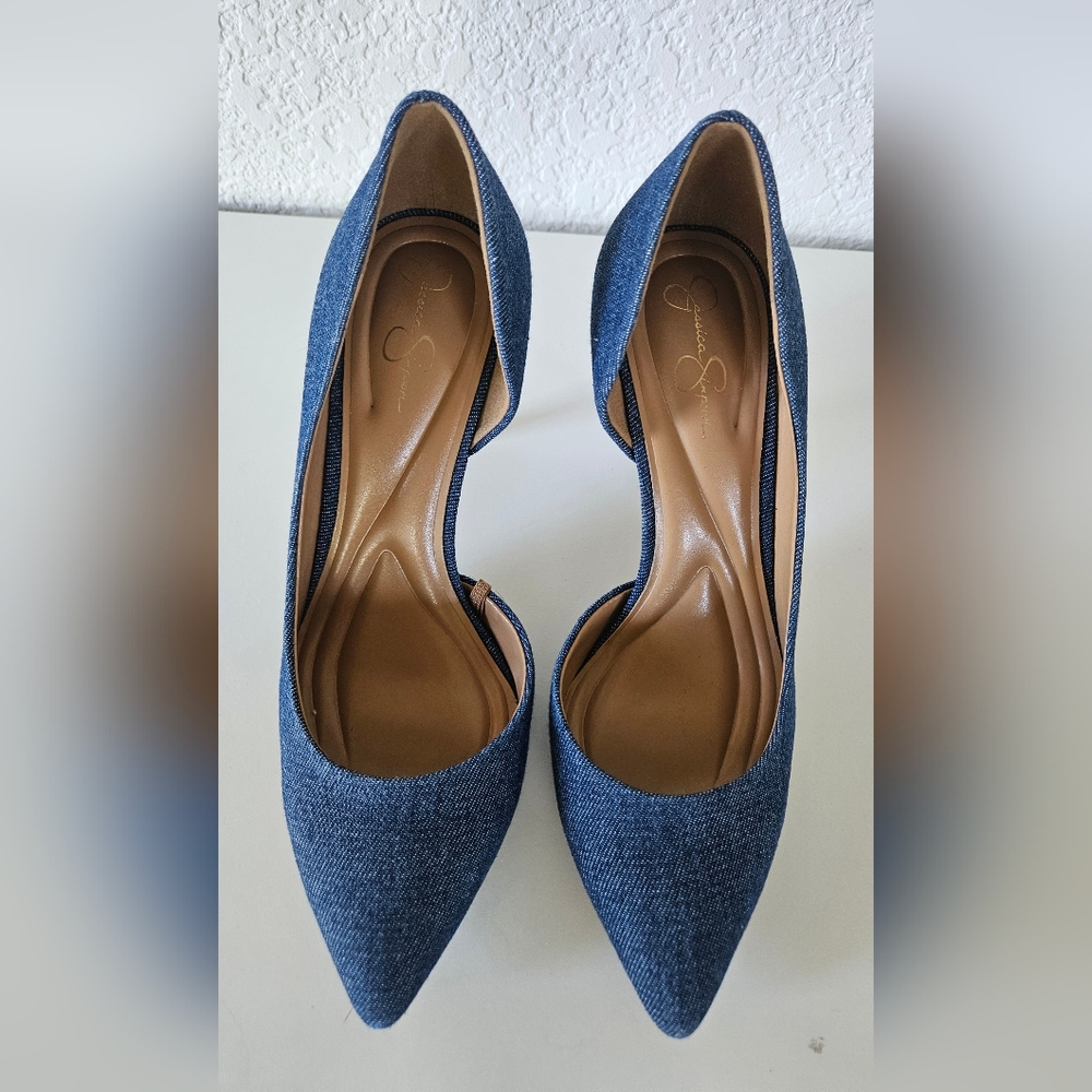 Jessica Simpson Denim Heels